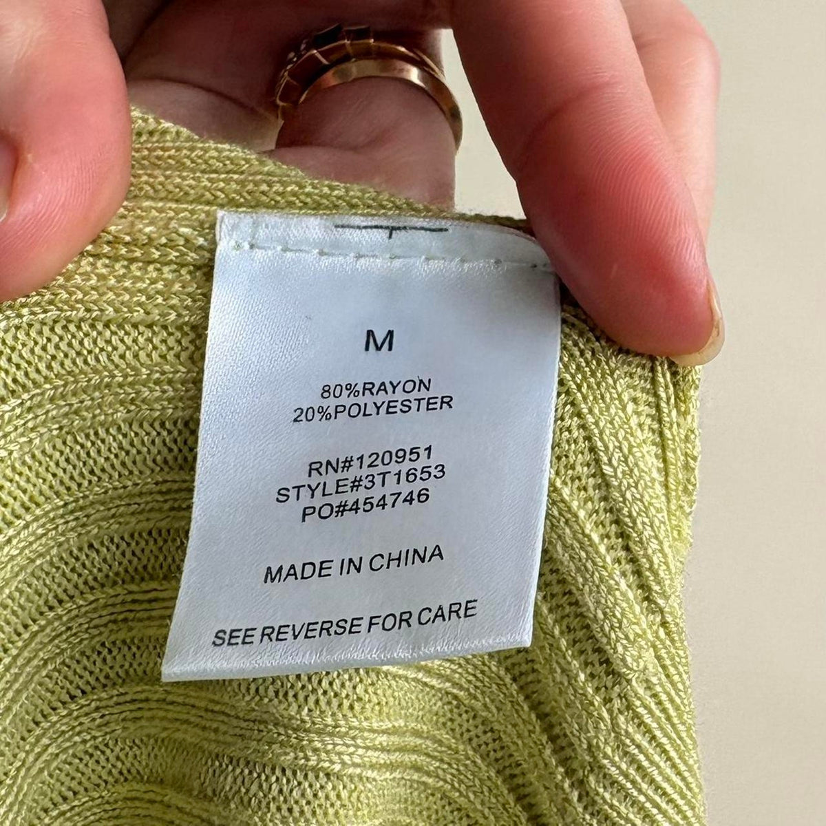Pink Rose Green Cardigan Tank  Set - Size Medium