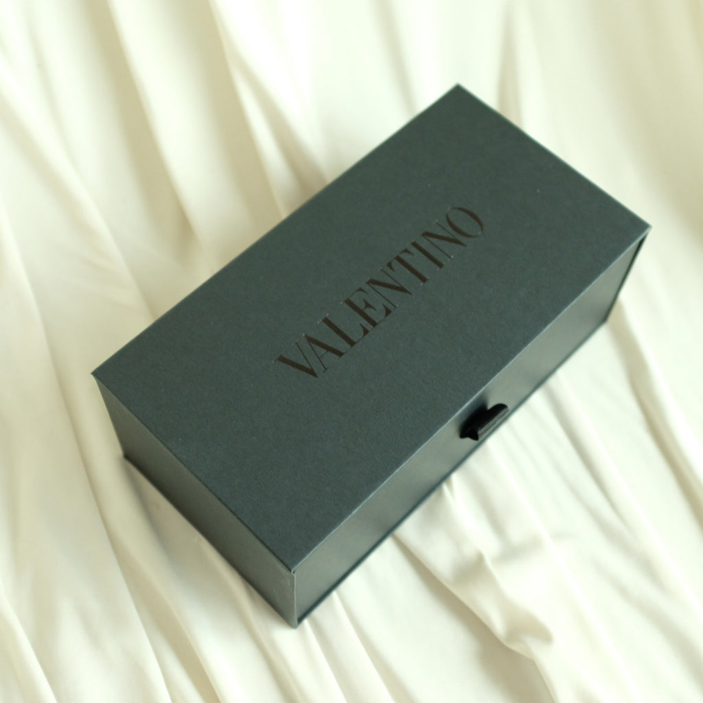 Valentino Crossbody Bag - Black Leather, Gunmetal Hardware