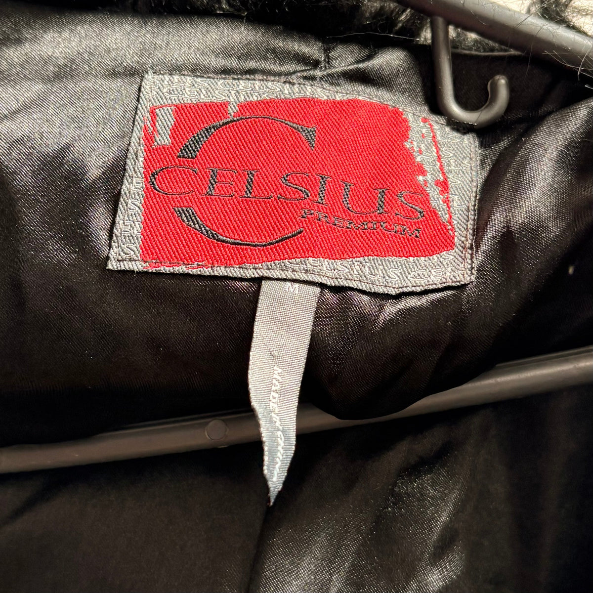 Celsius Premium Y2K Faux Fur Gradient Coat - Size M