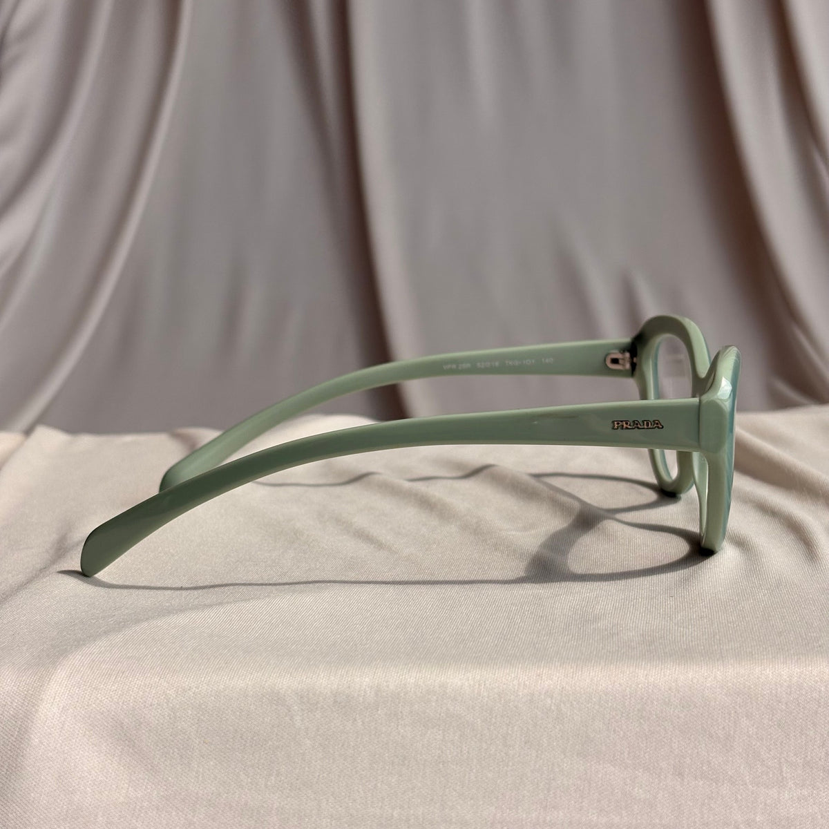Prada VPR 25R Cat-Eye Eyeglasses - Mint Green, Sage