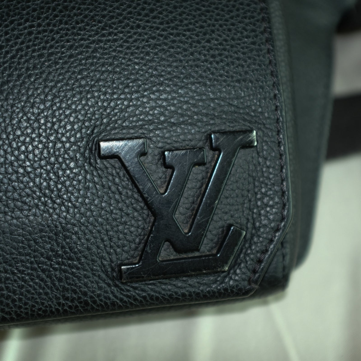 Louis Vuitton Aerogram Takeoff Sling Bag - Black Leather