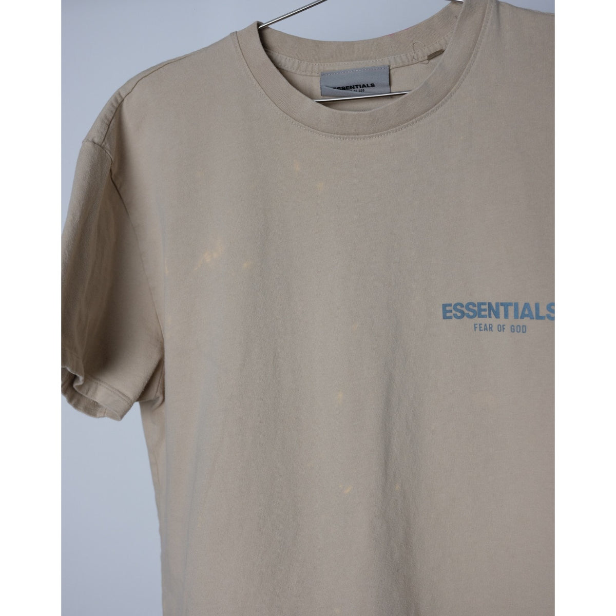Essentials Fear Of God Distressed Tee Shirt - Mens Small