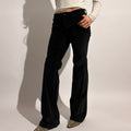 Banana Republic Black Velvet Bootcut Pants - NWT, Size 0