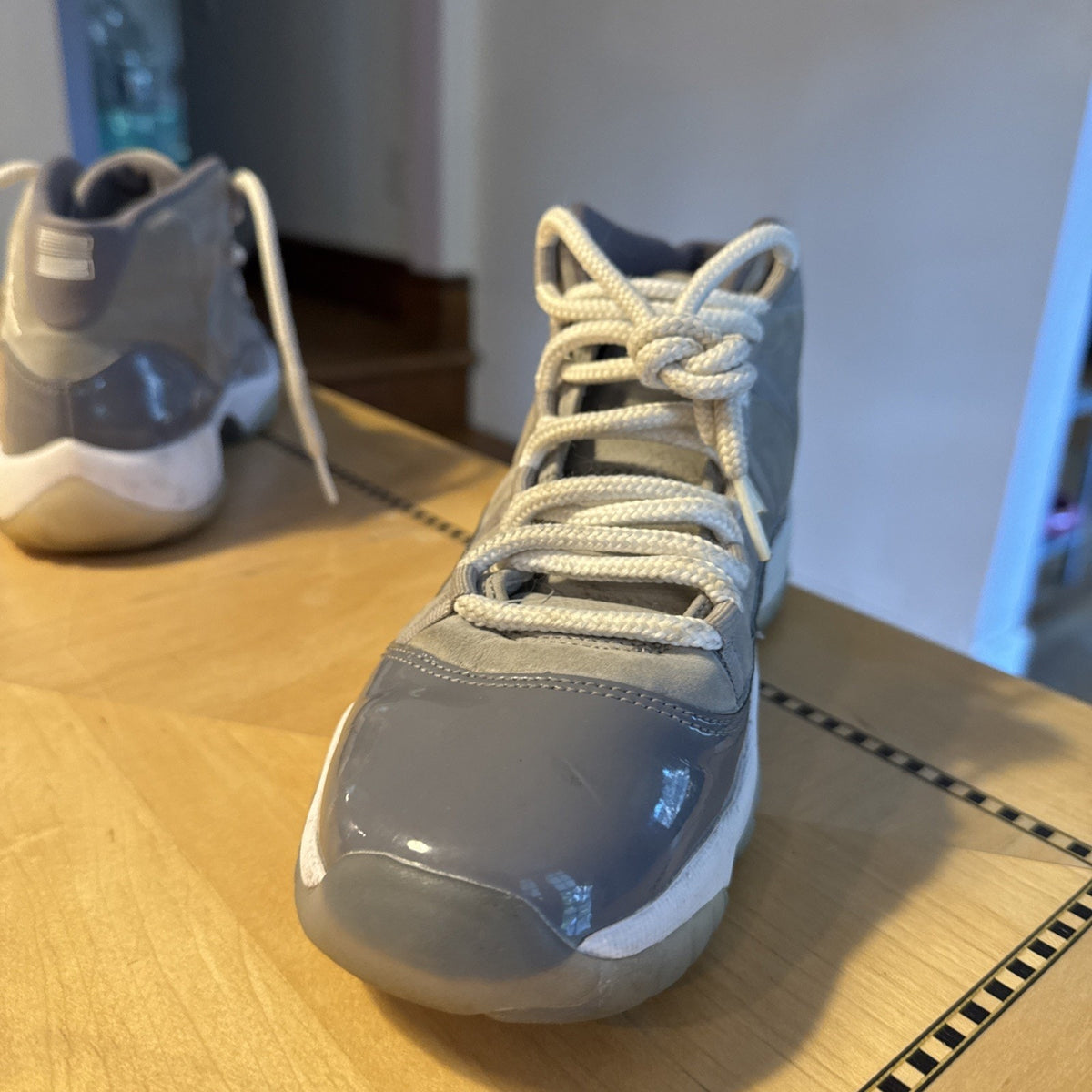 Size 7Y- GS Nike Air Jordan 11 Cool Grey 378038-005 RARE 2021 Women’s 8.5