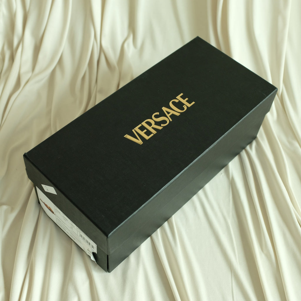 Versace Medusa Flat Sandals - Summer Nude Gold, EU 36.5 / US 6, NIB