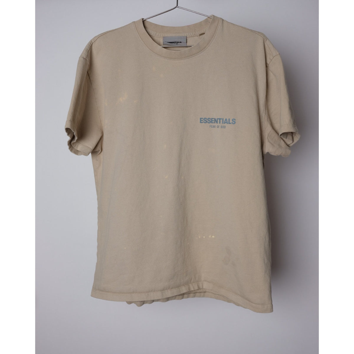 Essentials Fear Of God Distressed Tee Shirt - Mens Small