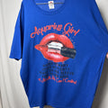 Size XL Fruit Of The Loom Aquarius Girl Lipstick A Mouth She Can’t Control Blue