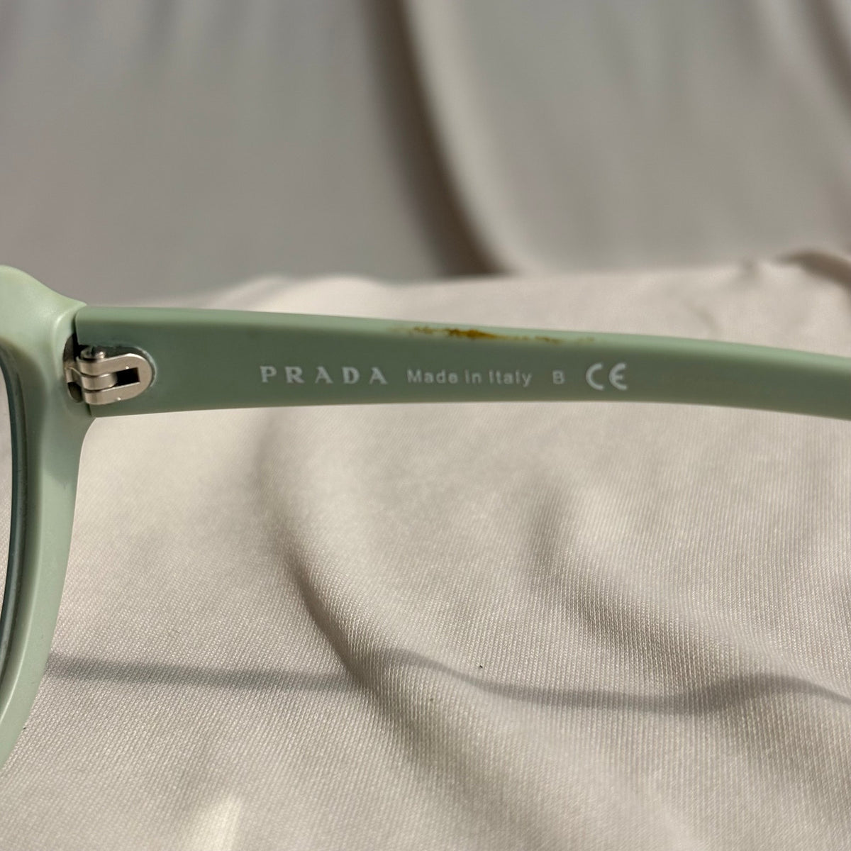 Prada VPR 25R Cat-Eye Eyeglasses - Mint Green, Sage