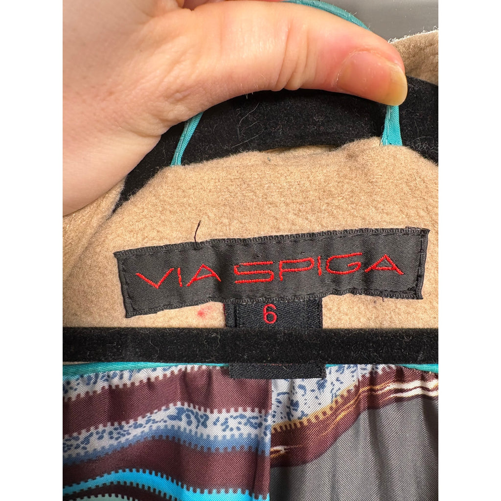 Via Spiga Wool/Cashmere Trench Coat - Size 6