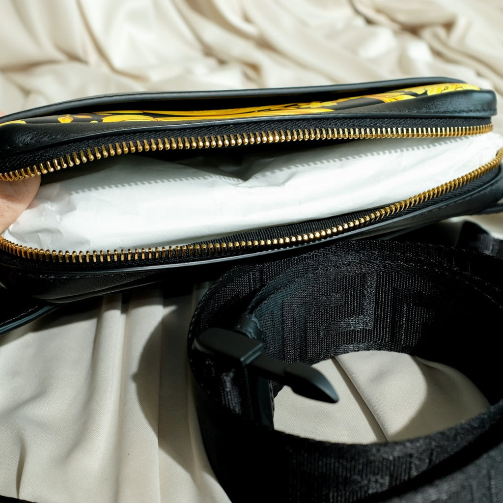 Versace Baroque Logo Belt Bag Unisex, New w/ Dustbag