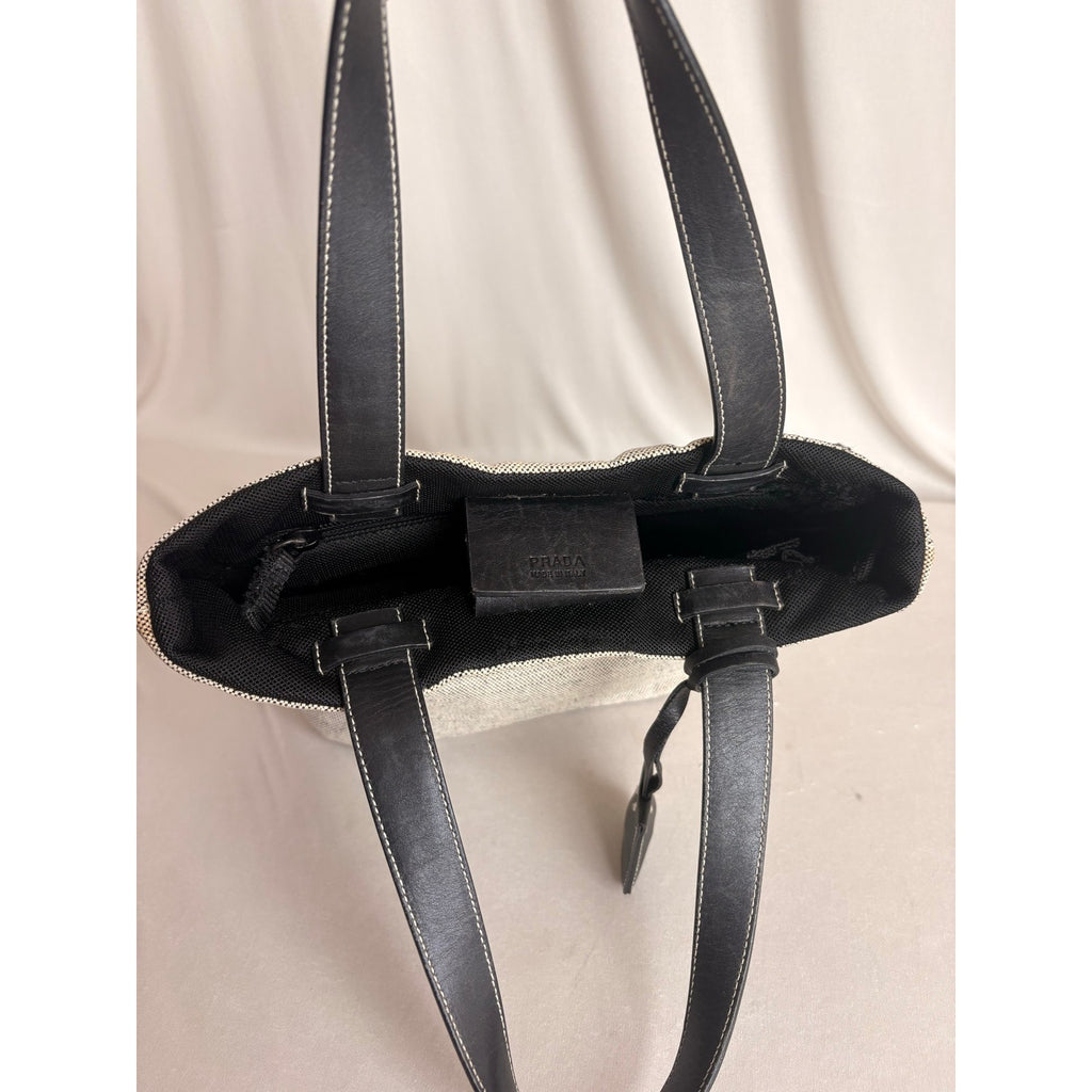 Vintage Prada Sport Grey Canapa Canvas Sport Tote