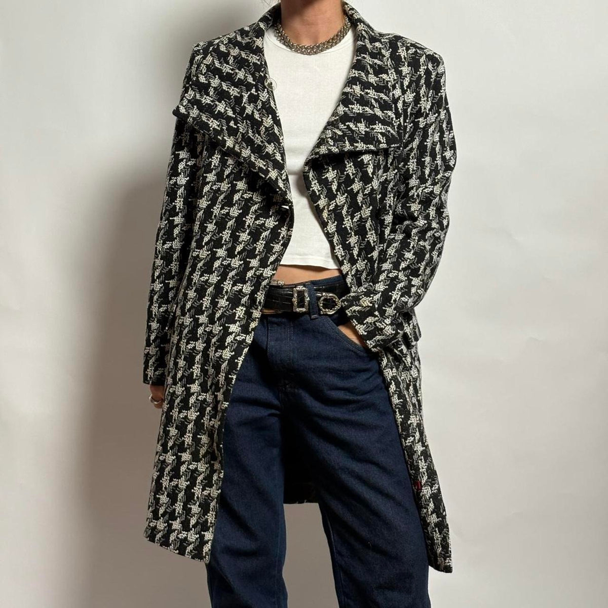 Le Château Canadian Houndstooth Coat - Small