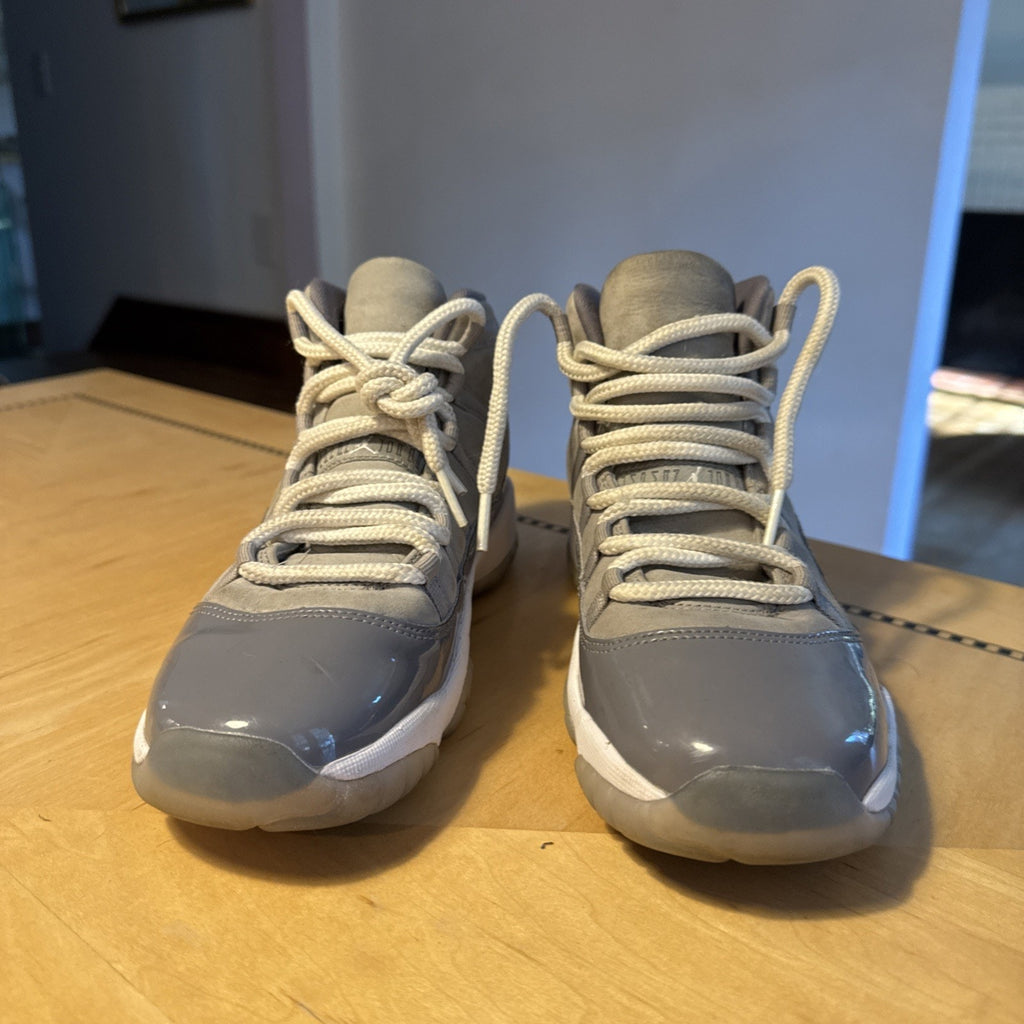 Size 7Y- GS Nike Air Jordan 11 Cool Grey 378038-005 RARE 2021 Women’s 8.5
