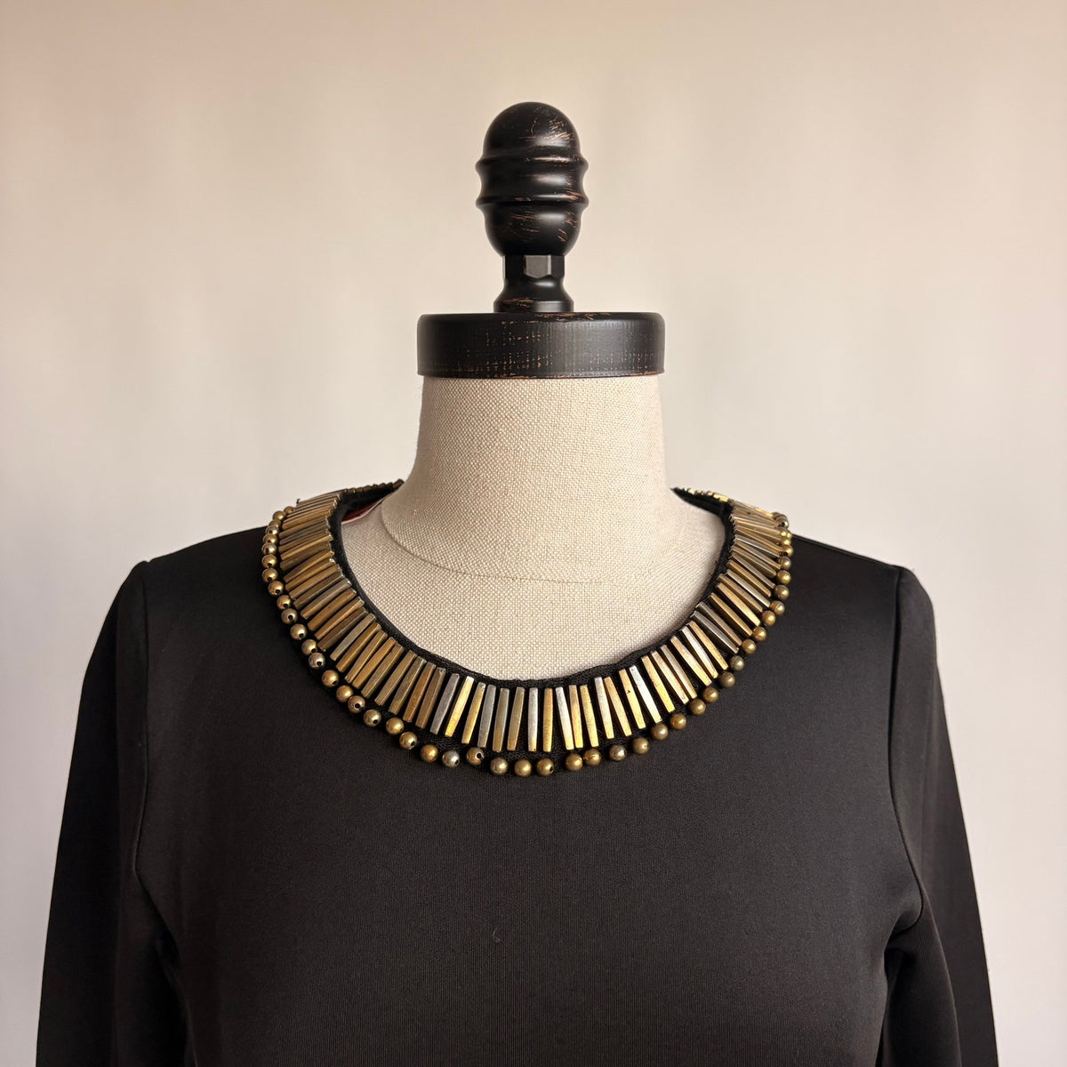 Tomato Black Beaded Shift Dress - NWT