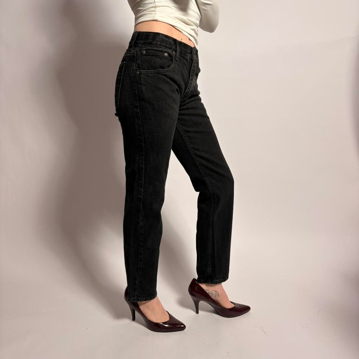 Vintage Arizona Low Rise Skinny Jeans - Regular 16 (Fits 2)