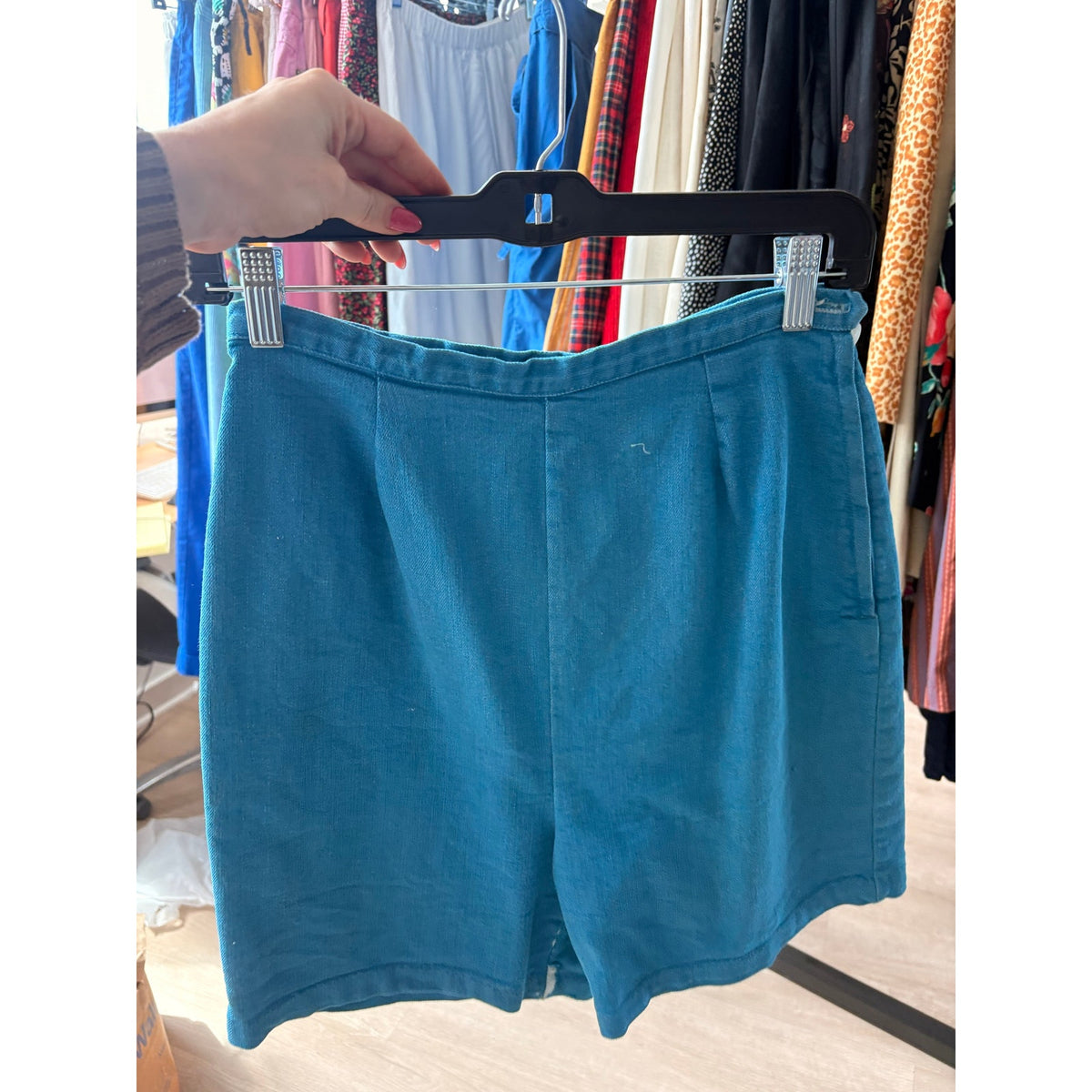 Vintage 70s blue shorts