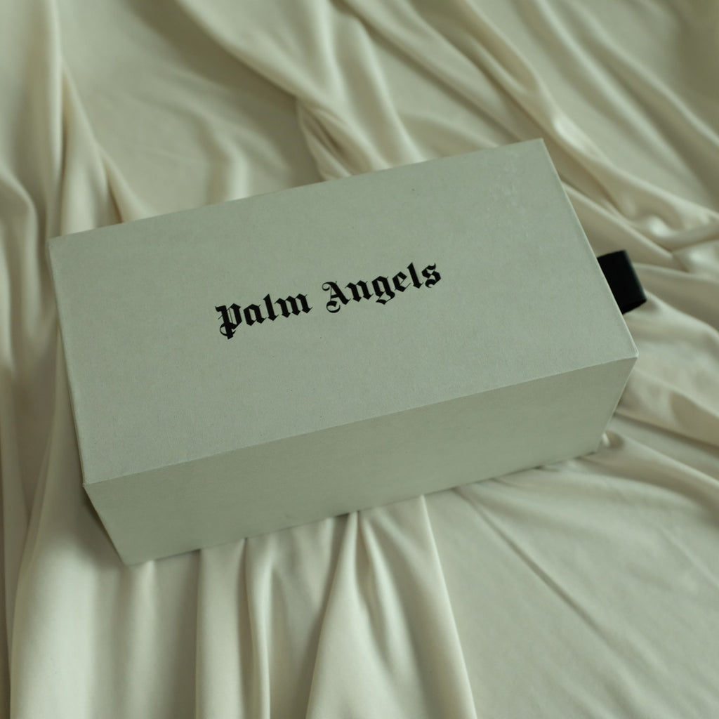 Palm Angels Rectangle Sunglasses - Black Frame, Blue Lenses, Brand New